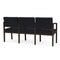 Lesro Lenox 3 Seat Tandem Seating W/ Arms, 65 in W 26 in L 31.5 in H LW3103 - alternate 2
